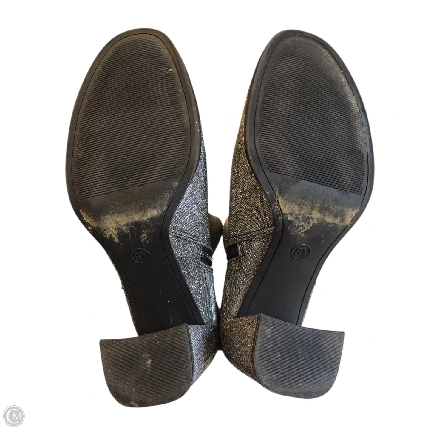 Boots Ankle Heels By A New Day In Silver, Size: 8.5