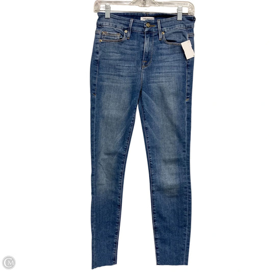 Jeans Skinny By Good American In Blue Denim, Size: 2