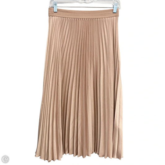 Skirt Midi By H&m In Beige, Size: 10