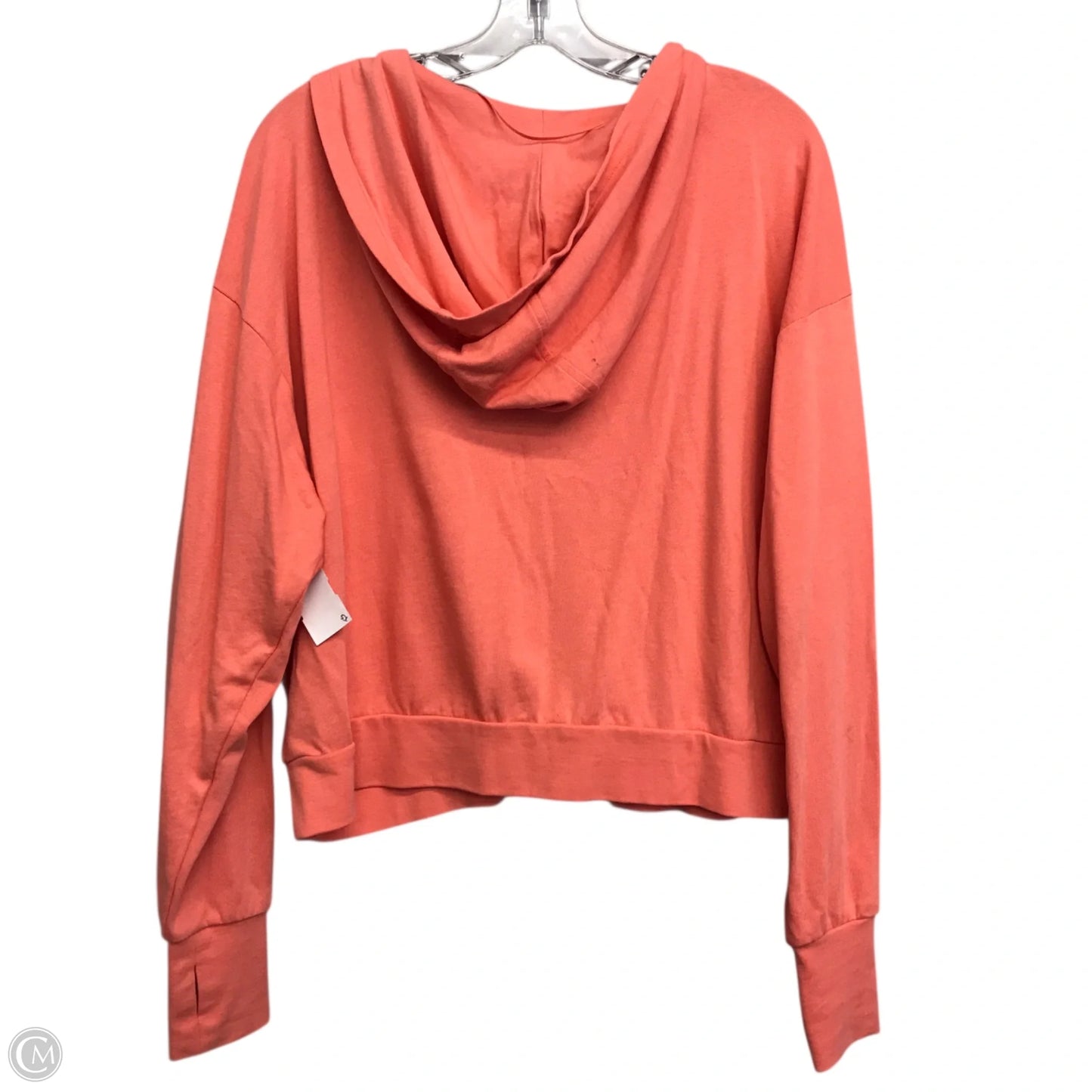 Athletic Top Long Sleeve Hoodie By Sweaty Betty In Orange, Size: M