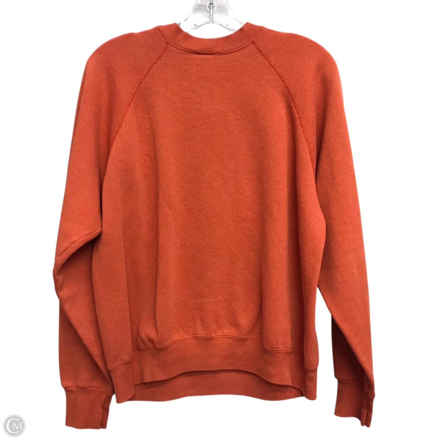 Sweatshirt Crewneck By The Sweatshirt Company In Orange, Size: M