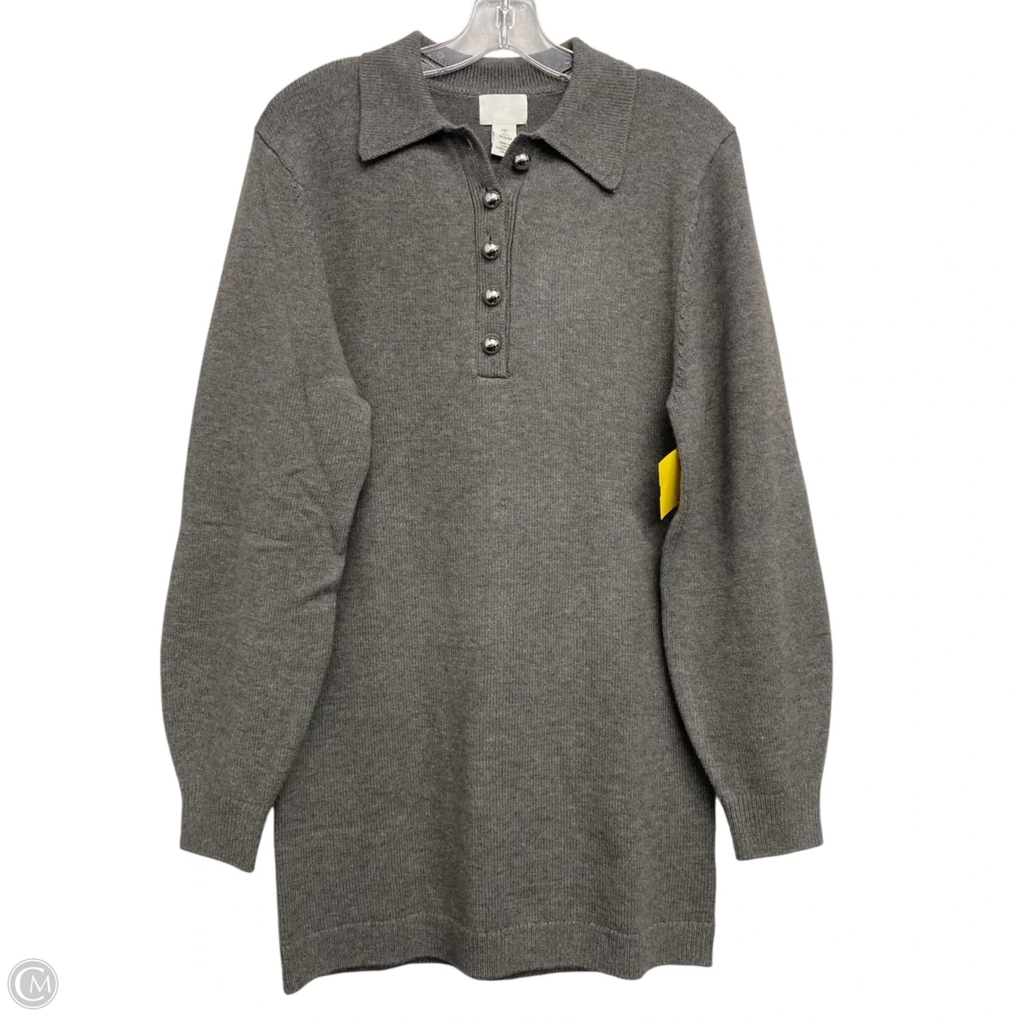 Dress Sweater By H&m In Grey, Size: S
