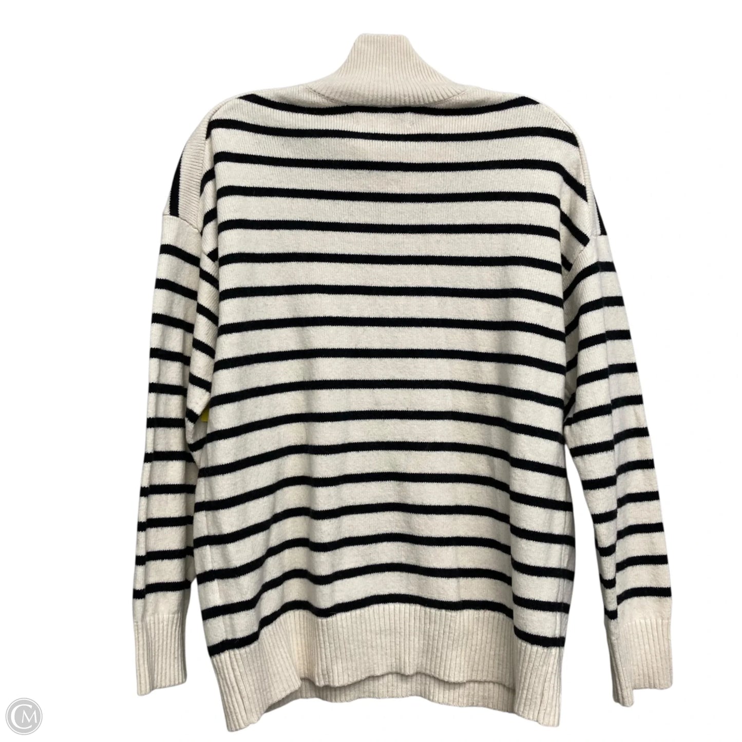 Sweater By Banana Republic In Striped Pattern, Size: M