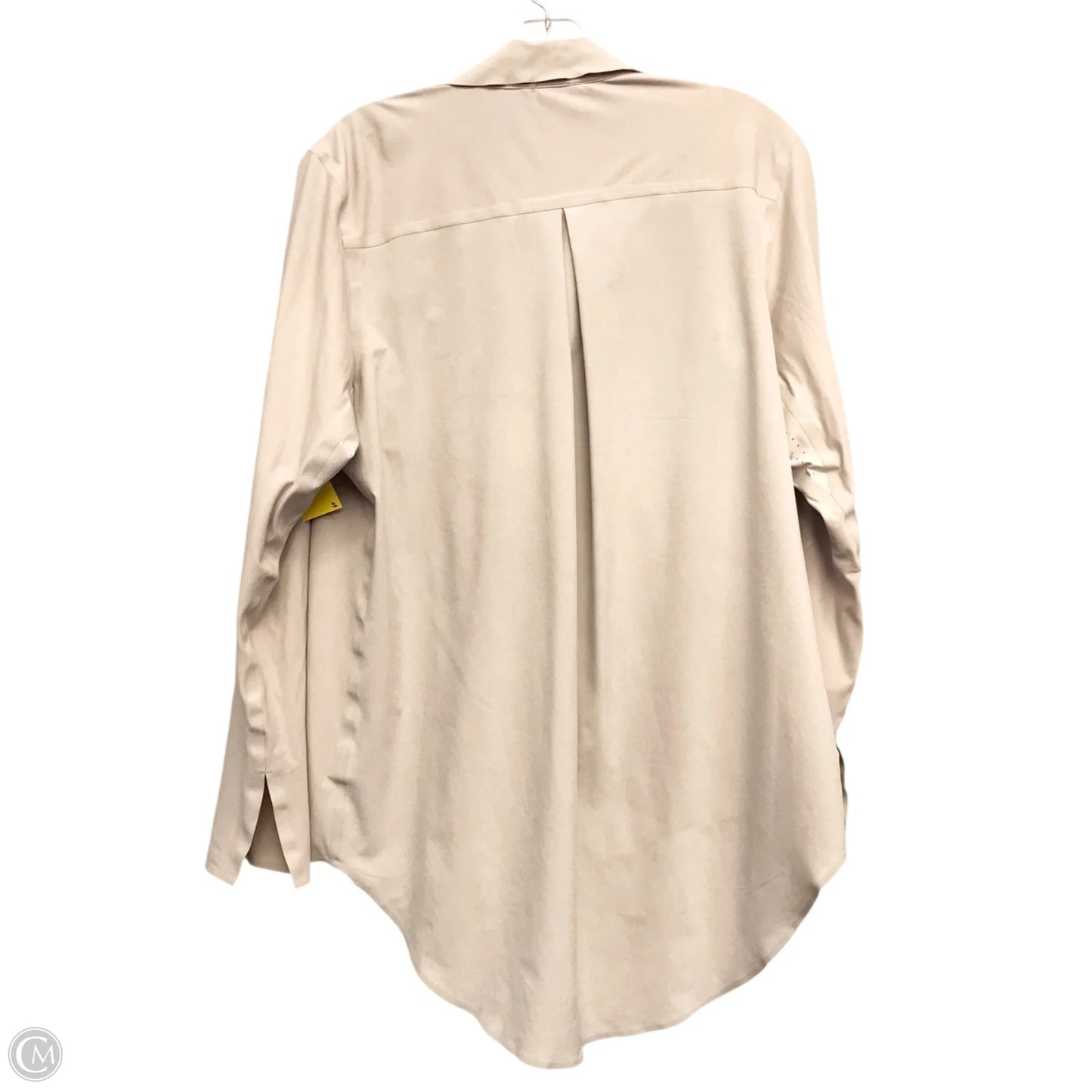 Top Long Sleeve By Athleta In Taupe, Size: S