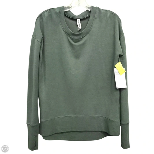 Athletic Top Long Sleeve Crewneck By Athleta In Green, Size: Xs