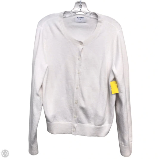 Sweater Cardigan By Old Navy In White, Size: Xl