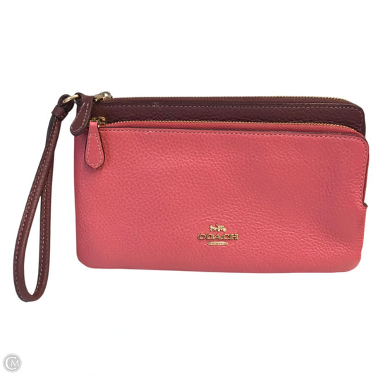 Wristlet Designer By Coach, Size: Large