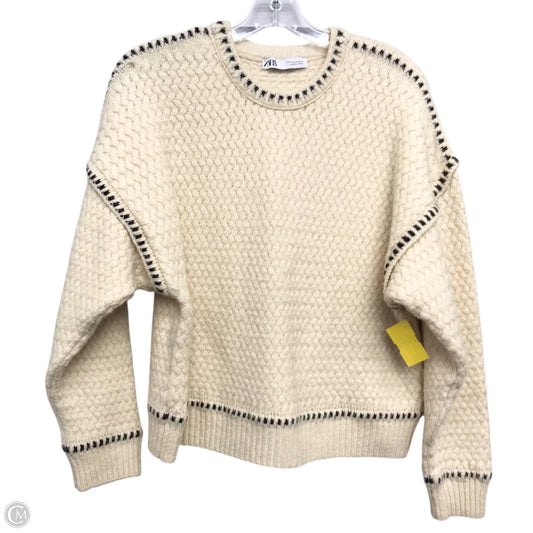 Sweater By Zara In Cream, Size: S