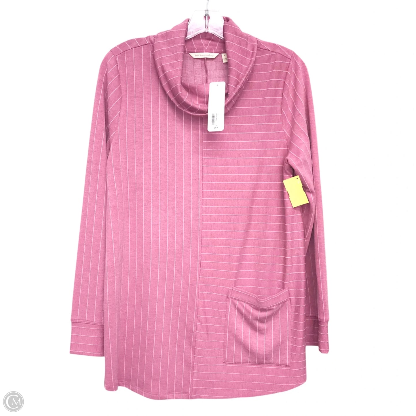 Top Long Sleeve By Soft Surroundings In Pink, Size: S