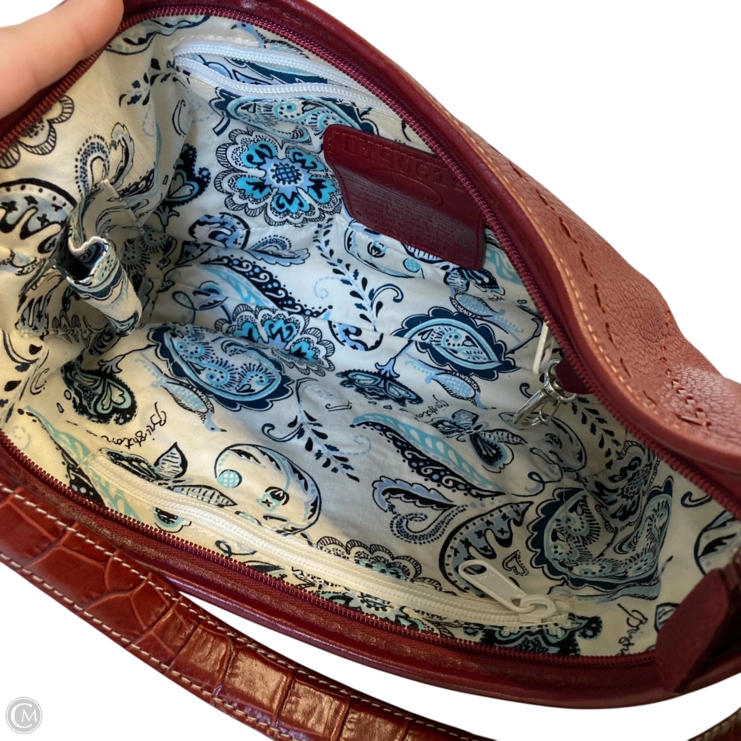 Handbag Leather By Brighton, Size: Small