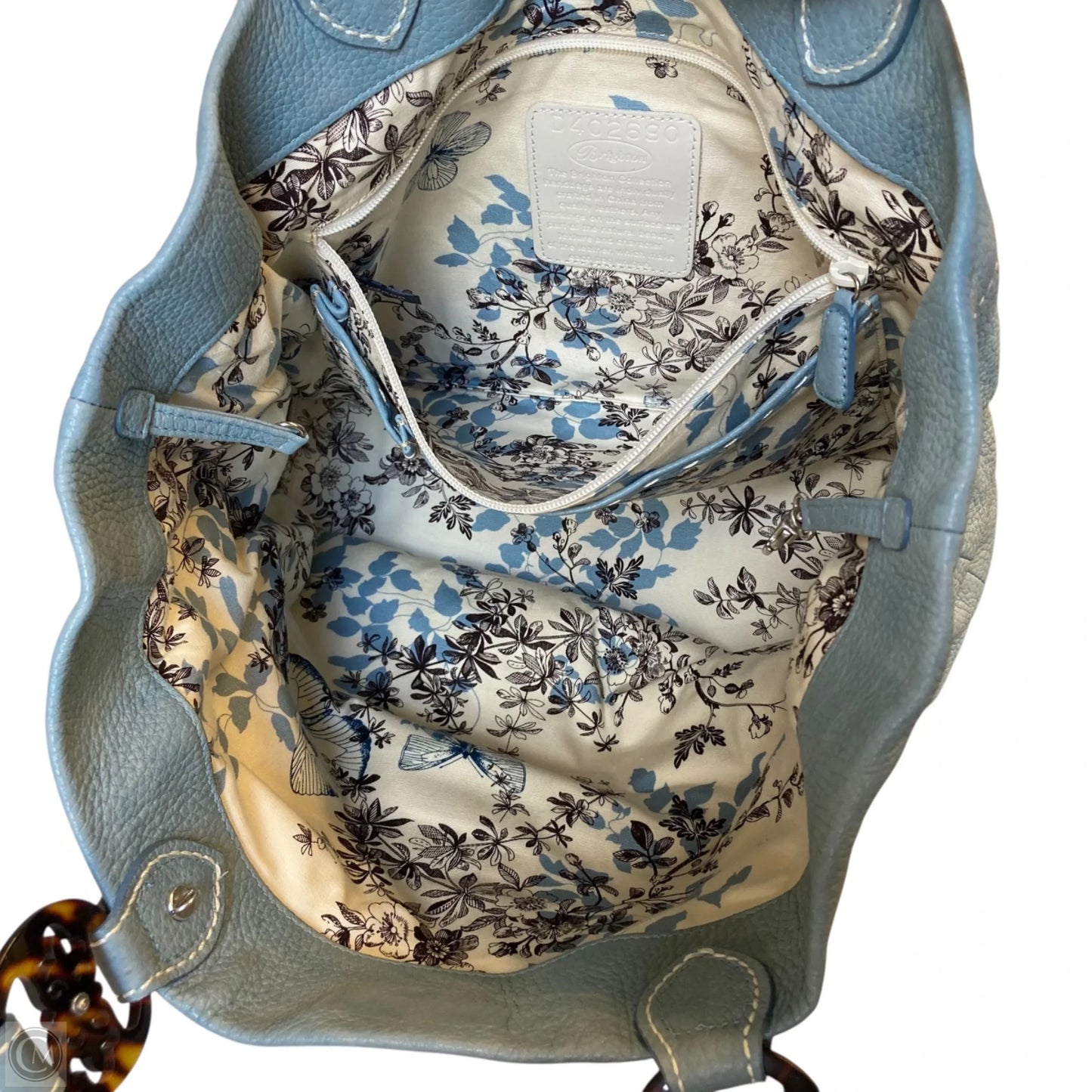 Handbag Leather By Brighton, Size: Large