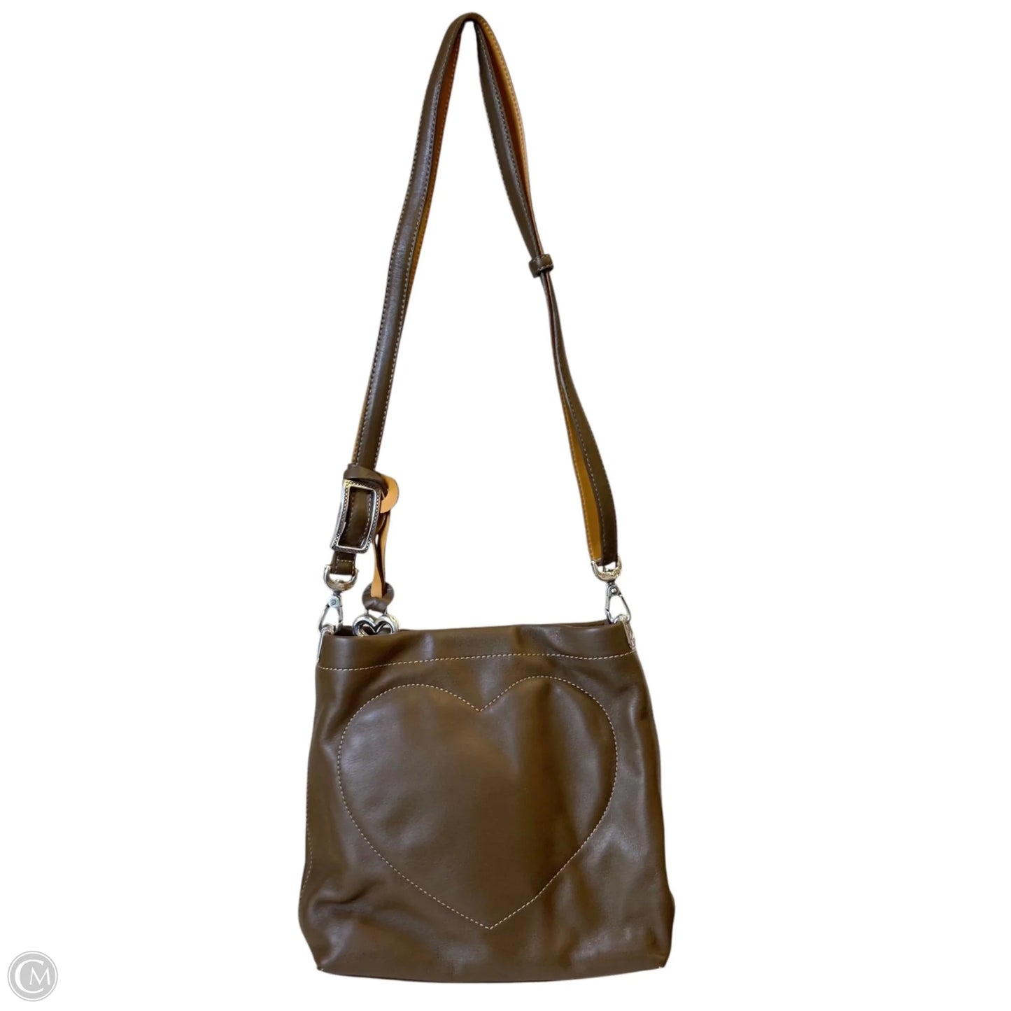 Crossbody Leather By Brighton, Size: Small