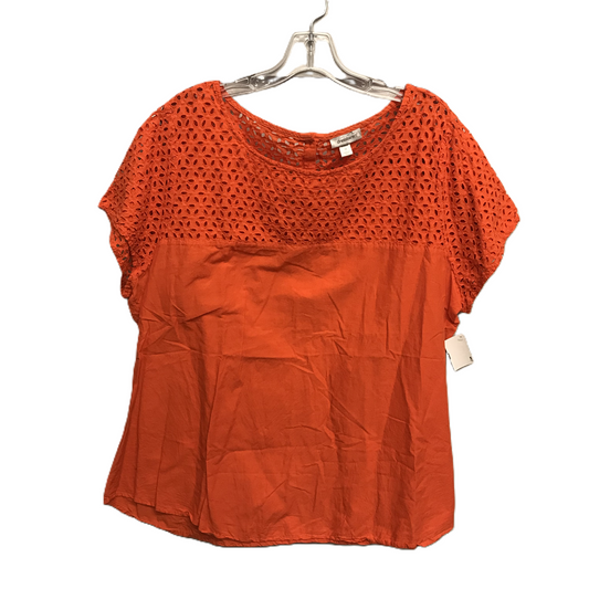 Orange Top Short Sleeve By Dressbarn, Size: 2x