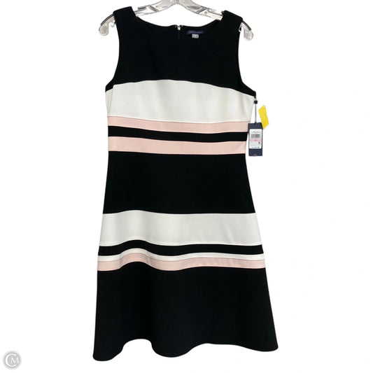 Dress Work By Tommy Hilfiger In Black & White, Size: M