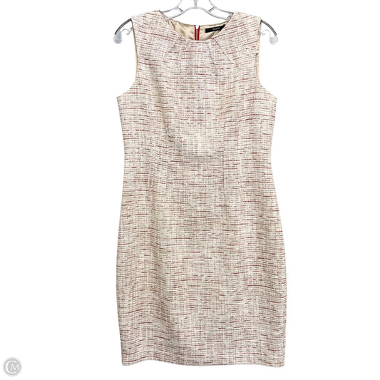 Dress Work By Tahari In Red & White, Size: M