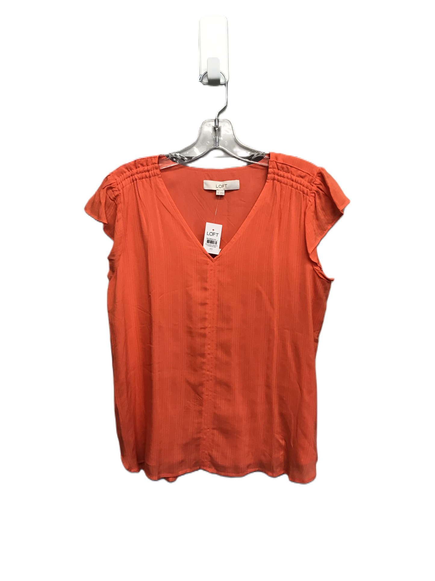 Orange Top Sleeveless By Loft, Size: Xs