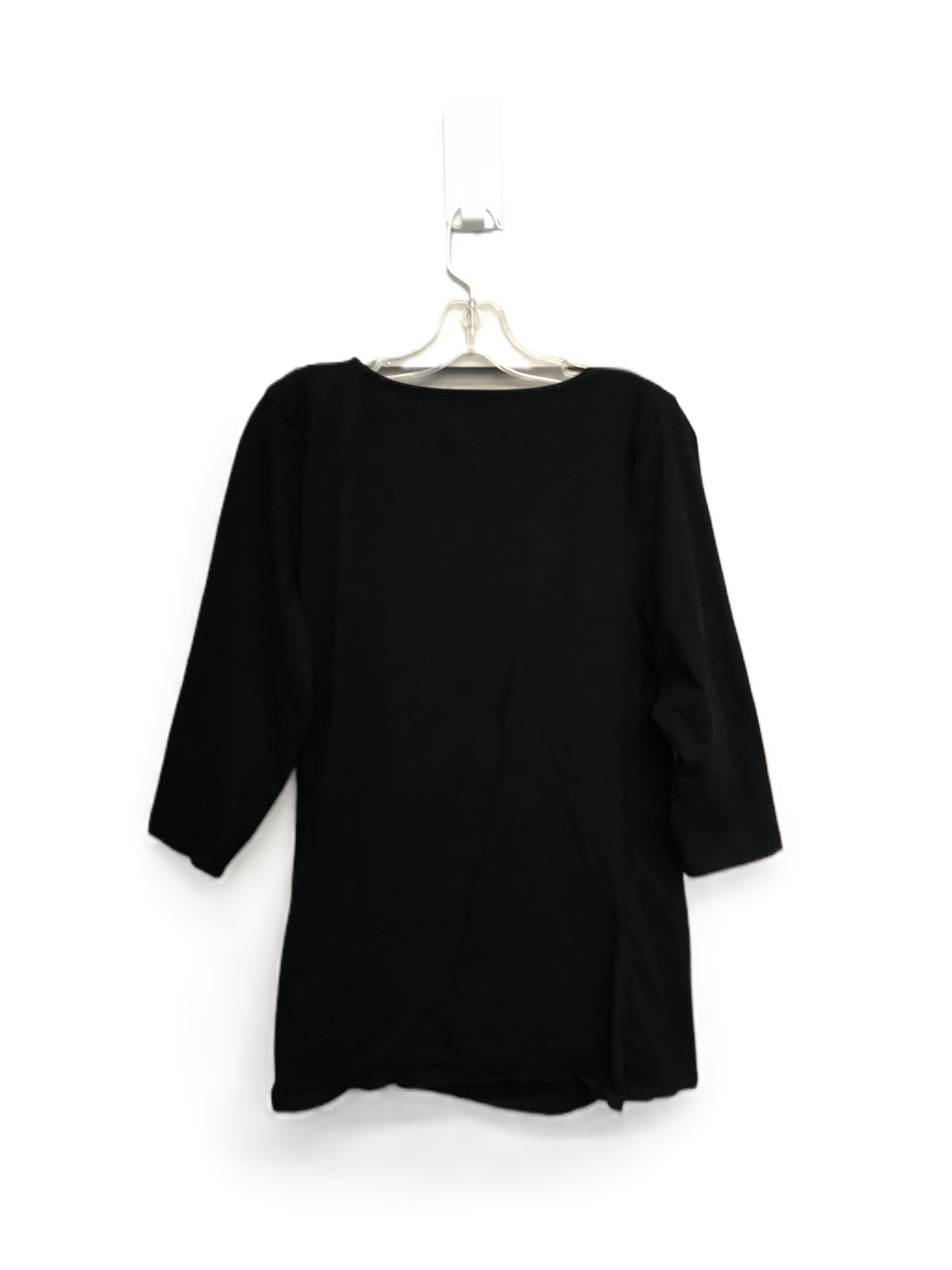 Black Top 3/4 Sleeve By Torrid, Size: 2x