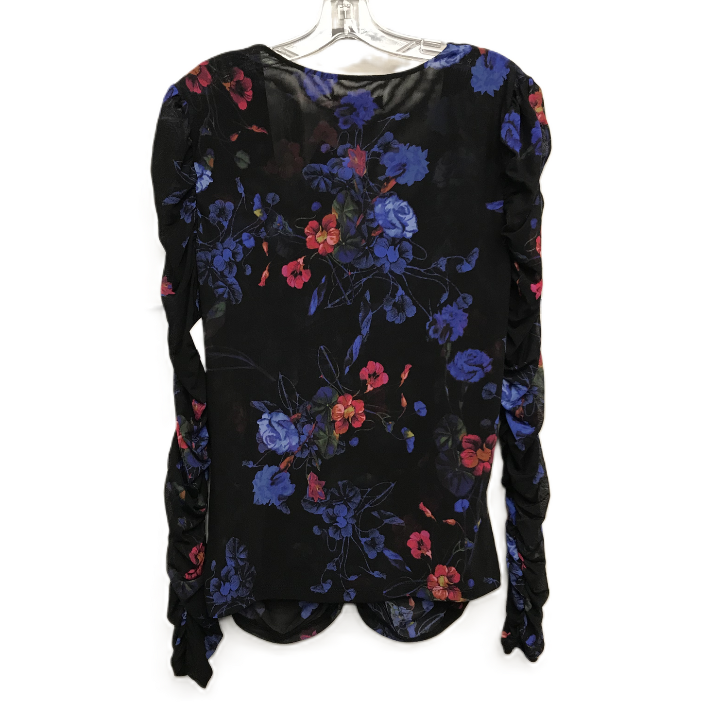 Top Long Sleeve By Inc In Black, Size: L