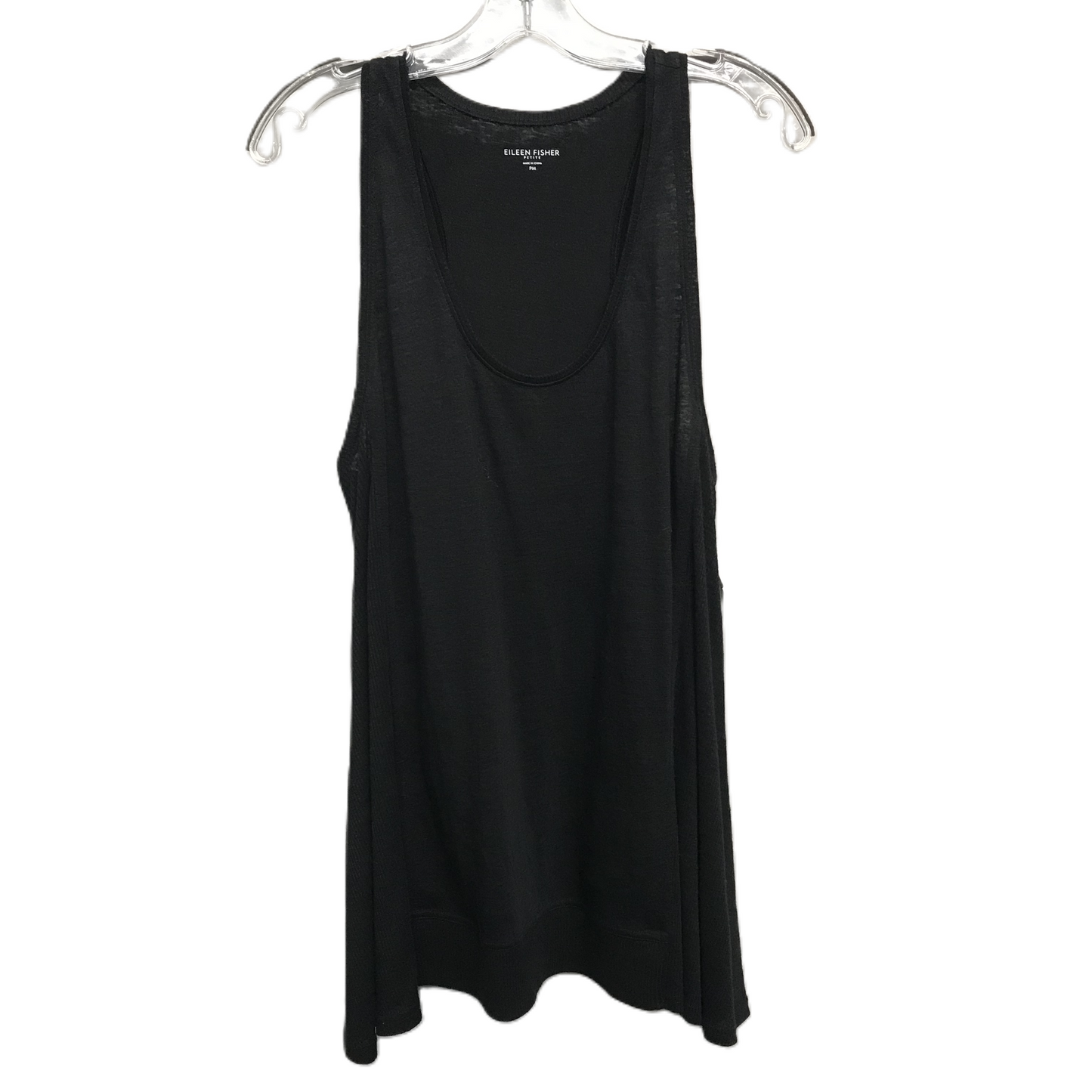 Black Top Sleeveless By Eileen Fisher, Size: M