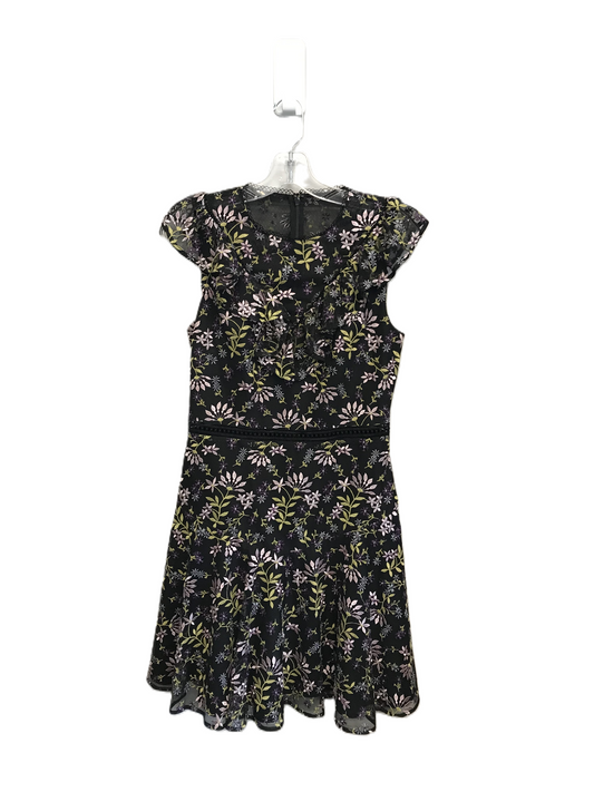 Floral Print Dress Party Short By Monique Lhuillier Size: S