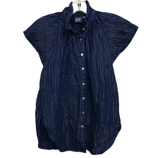 Top Short Sleeve By Gap In Navy, Size: Xs