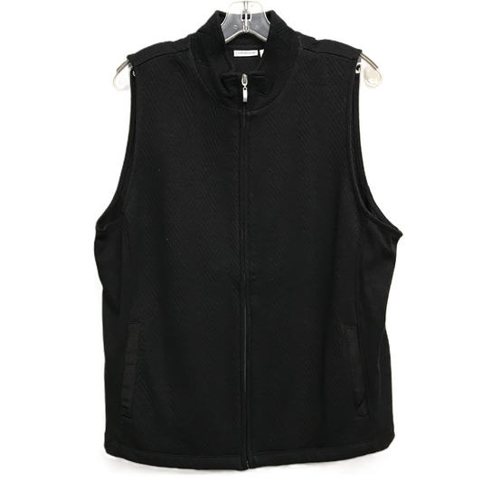 Vest Other By Croft And Barrow In Black, Size: 1x