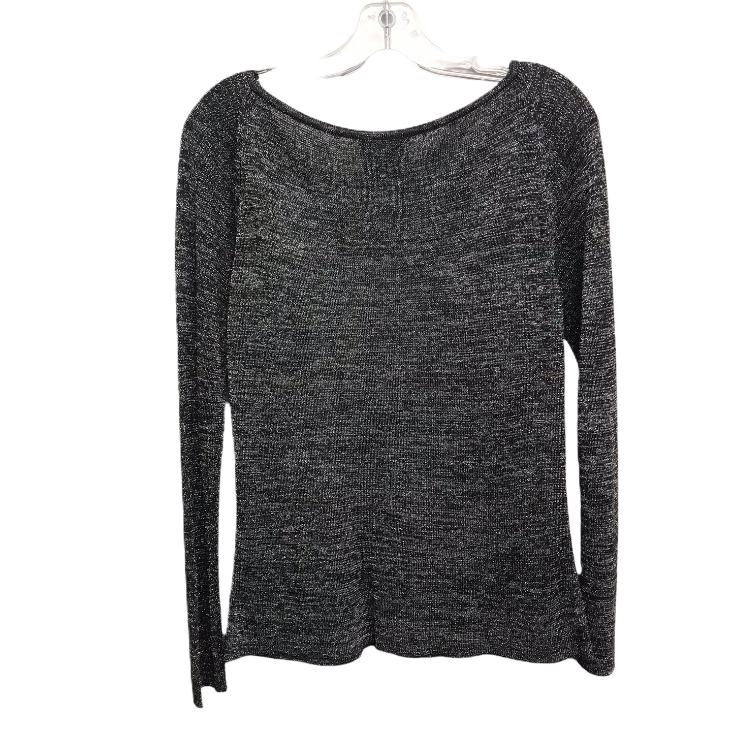 Top Long Sleeve By Louben In Black, Size: L