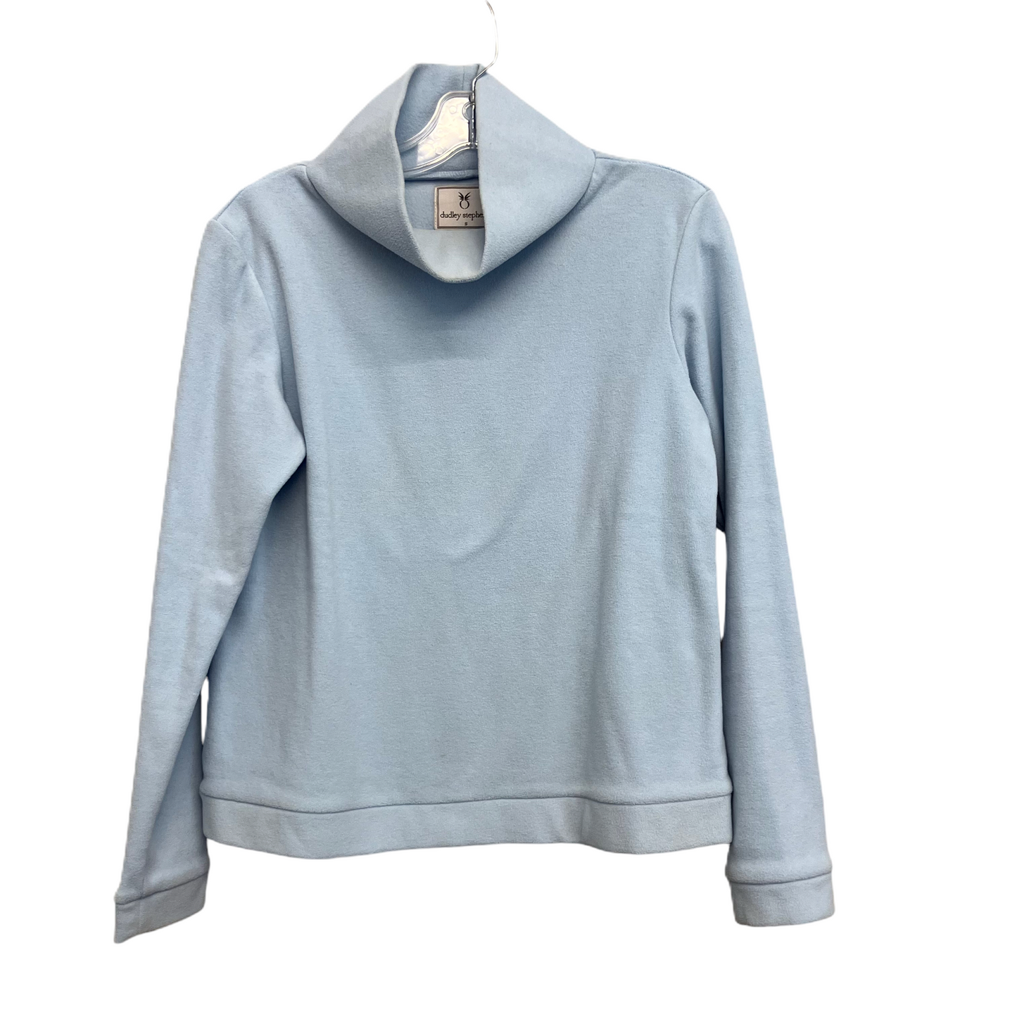 Top Long Sleeve By Dudley Stephens  In Blue, Size: S