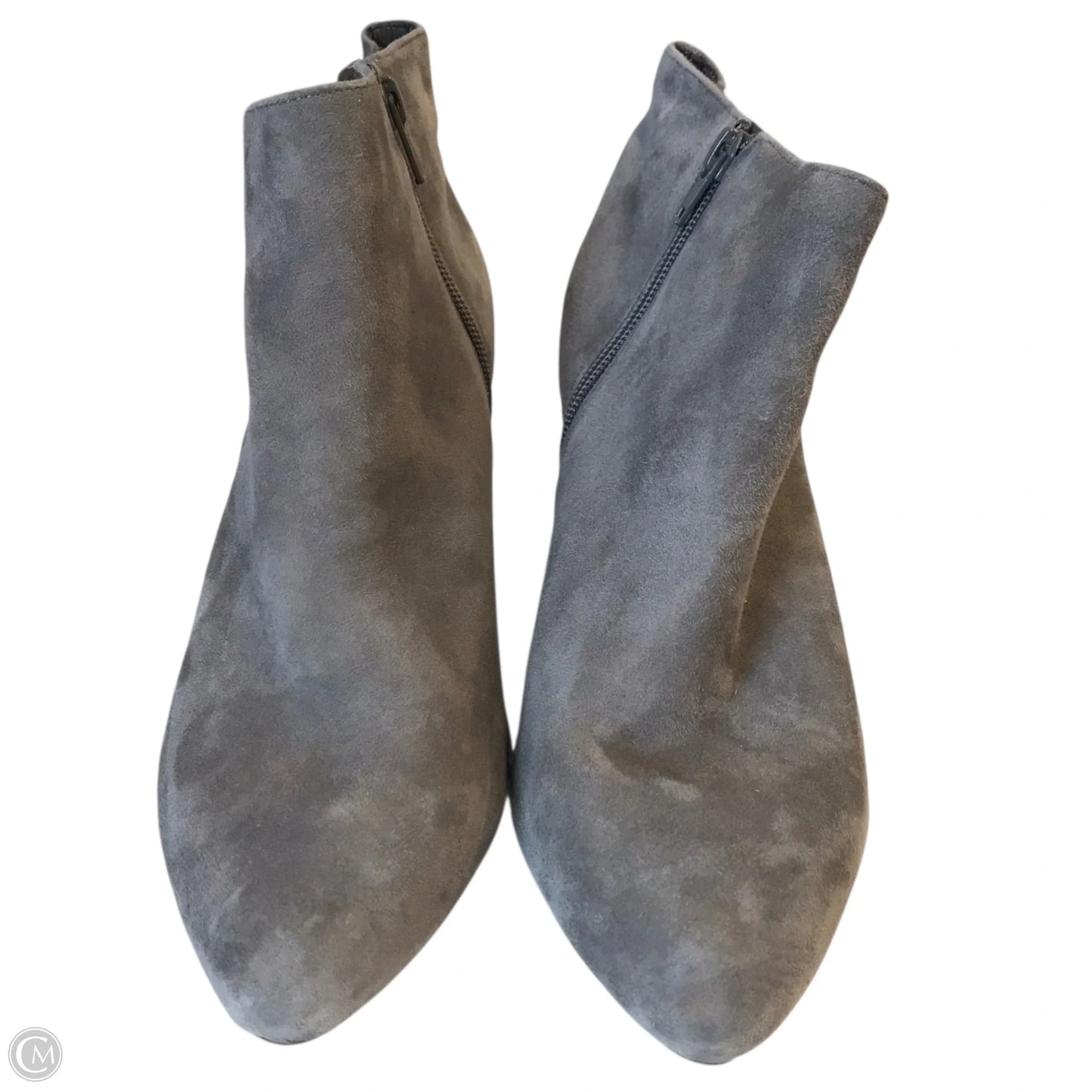 Boots Ankle Heels By Alex Marie In Grey, Size: 9