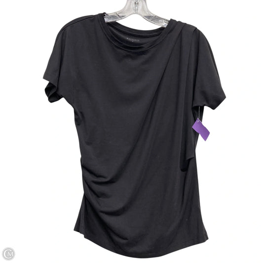 Top Short Sleeve By Athleta In Black, Size: S