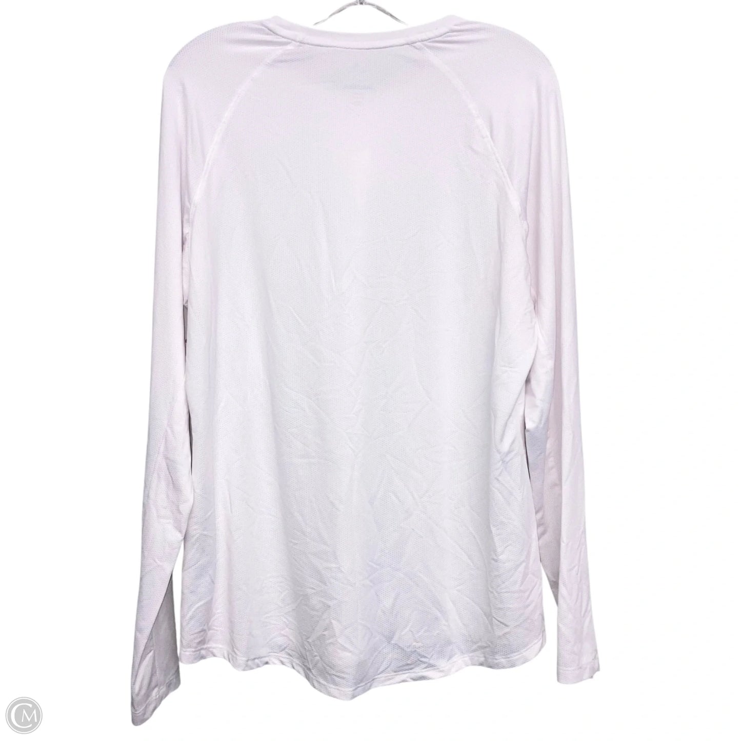 Athletic Top Long Sleeve Crewneck By Adidas In Pink, Size: Xl