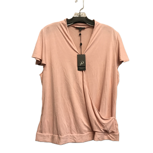 Top Short Sleeve By Adrianna Papell  Size: Xl