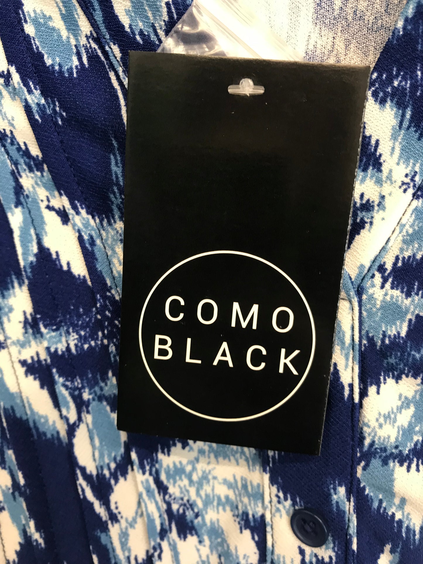 Top Long Sleeve By Como Black Size: S