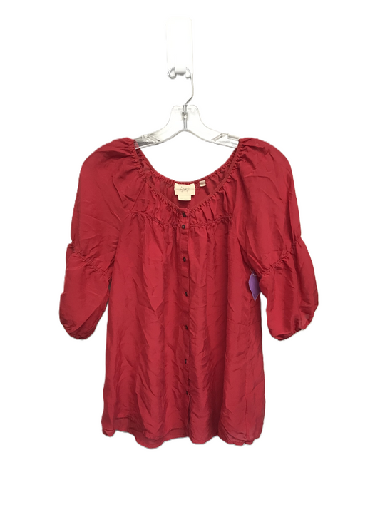 Top Short Sleeve By Vanessa Virginia  Size: Xs