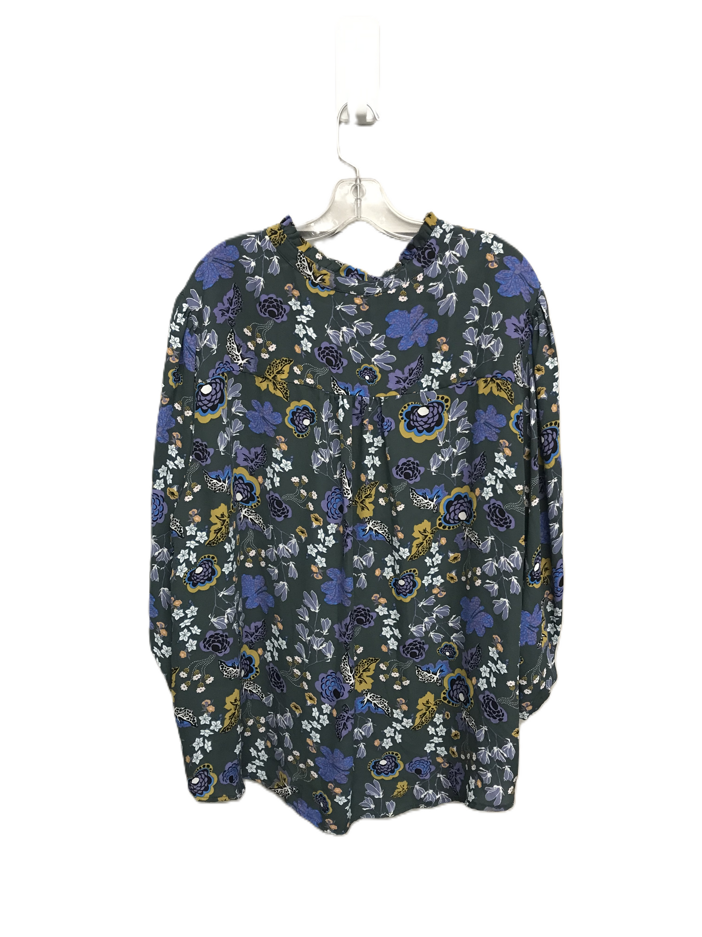 Floral Print Top Long Sleeve By Carolina Belle, Size: 3x