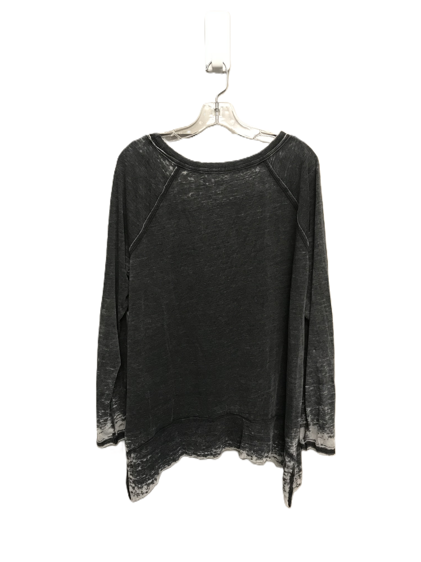 Grey Top Long Sleeve By Melrose And Market, Size: 1x