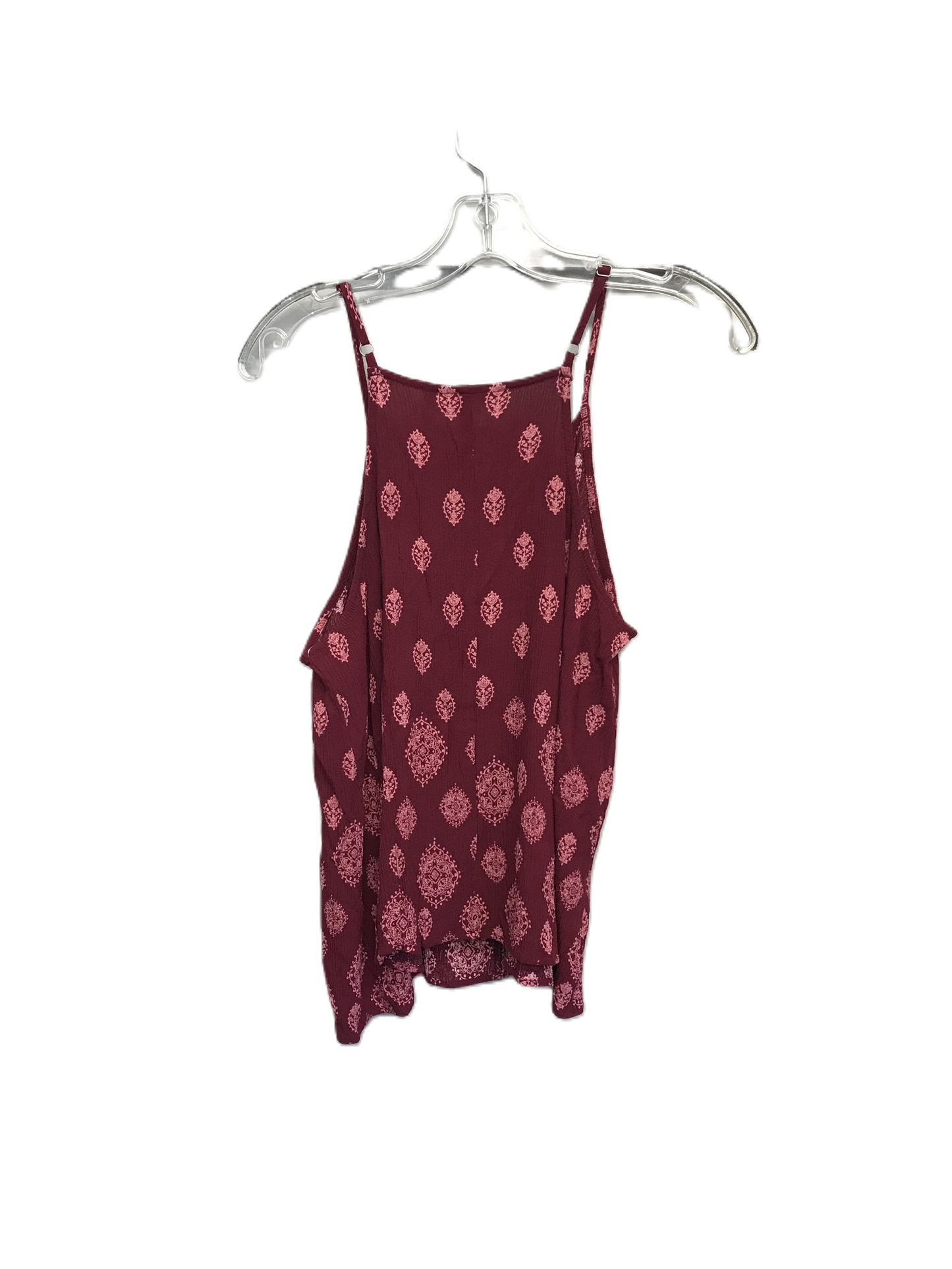 Red Top Sleeveless By Luq Size: L