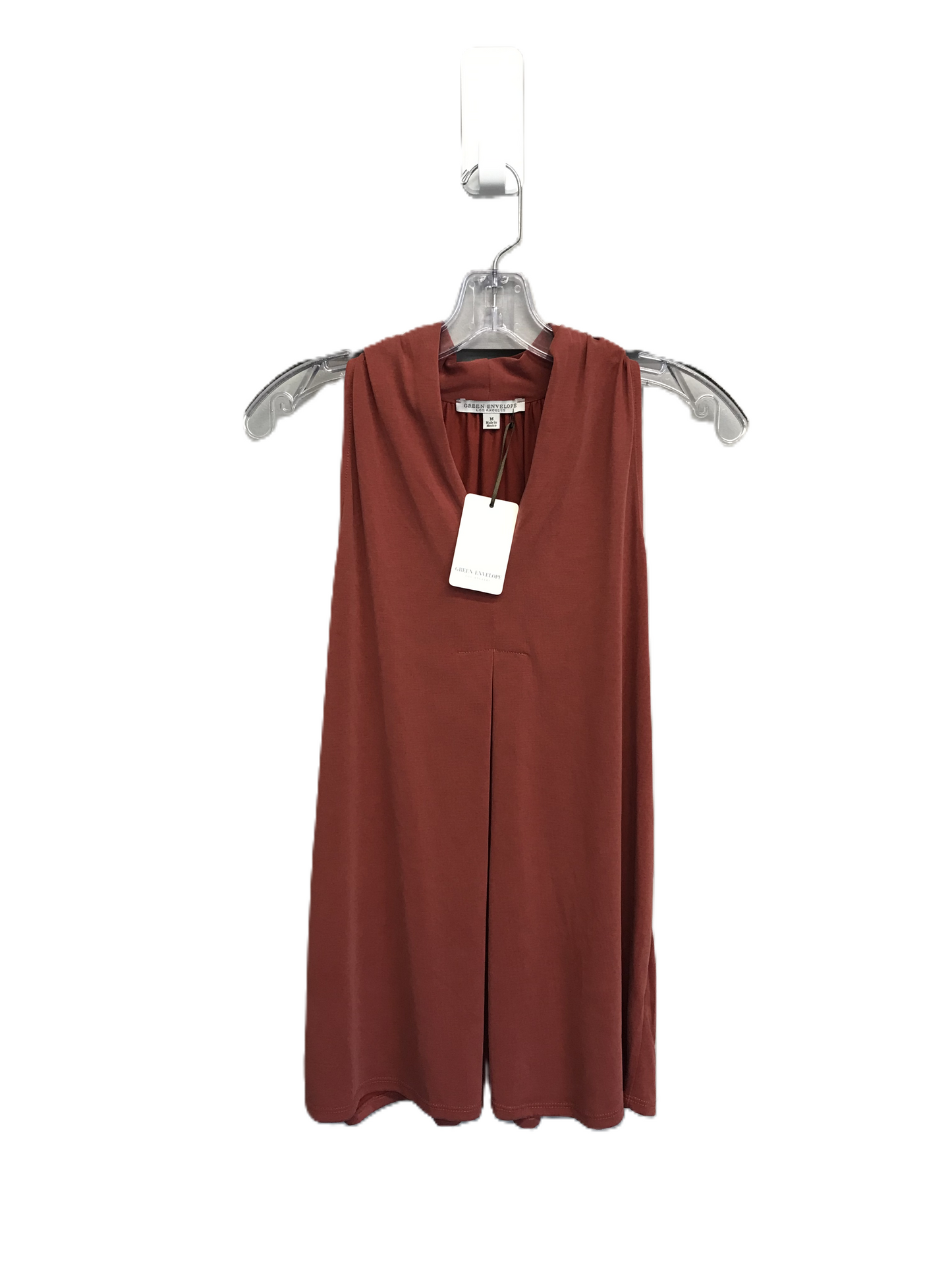 Red Top Sleeveless By Green Envelope, Size: M