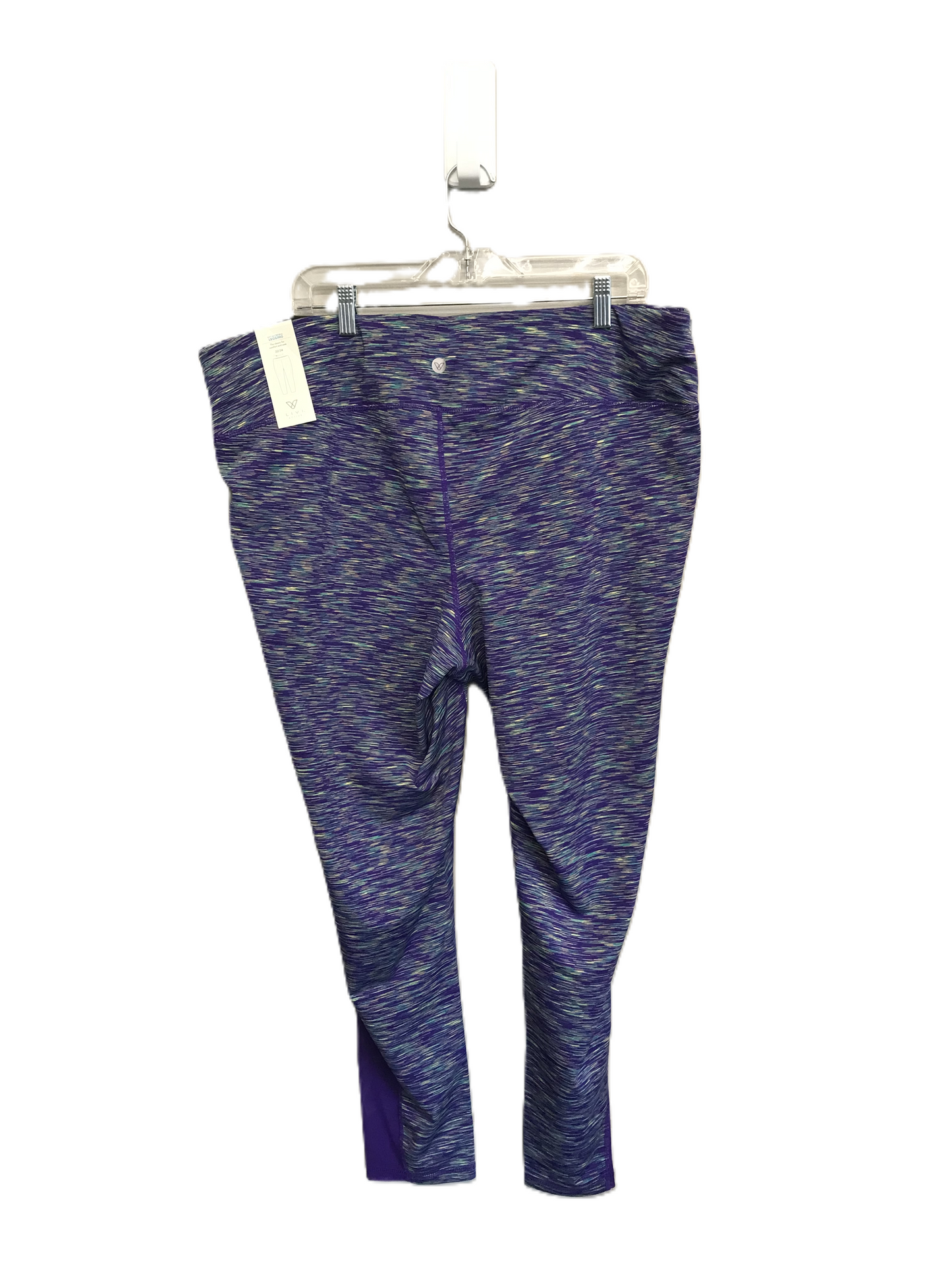 Purple Athletic Leggings By Livi Active, Size: Xxl