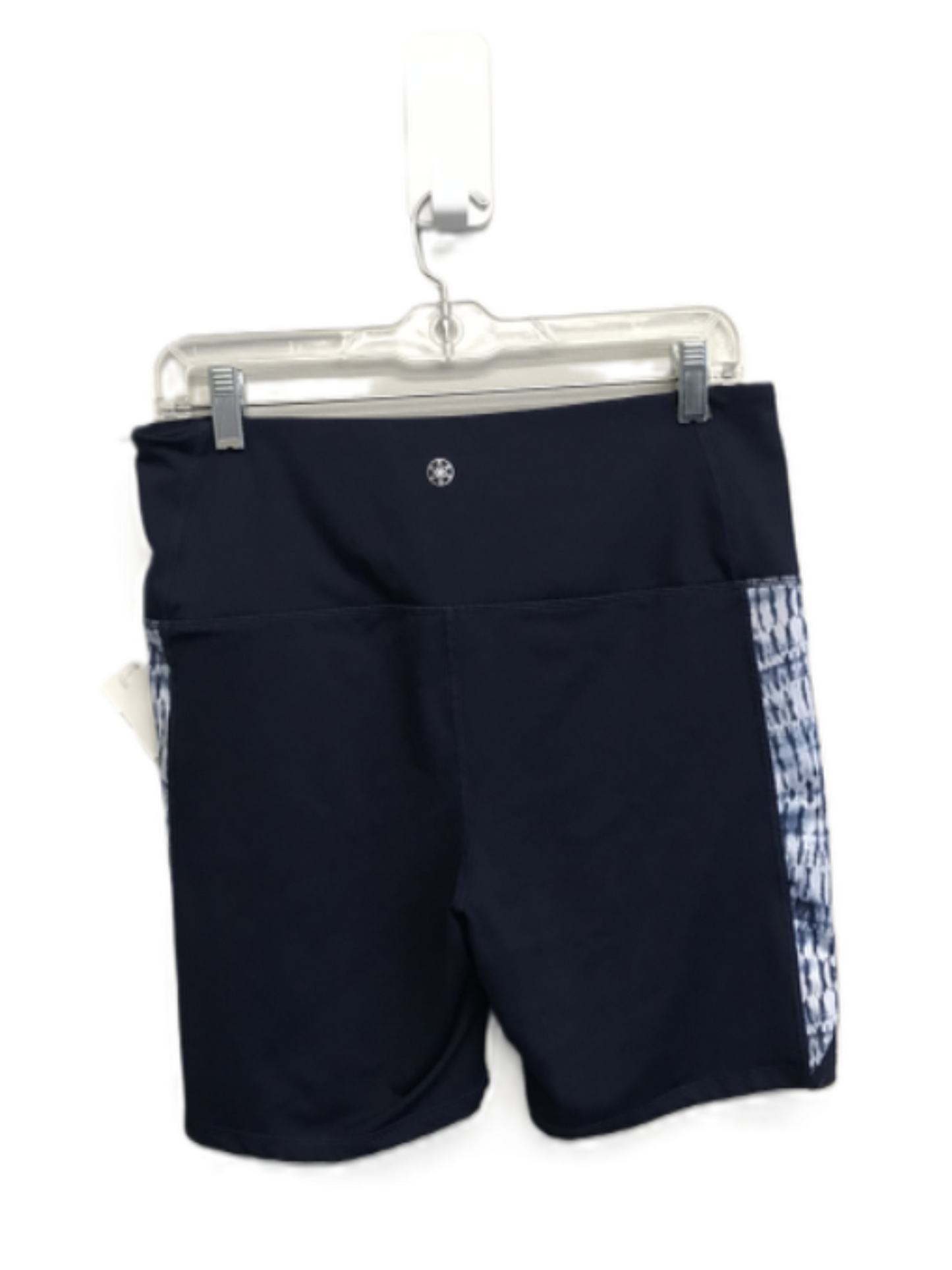 Navy Athletic Shorts By Gaiam, Size: L