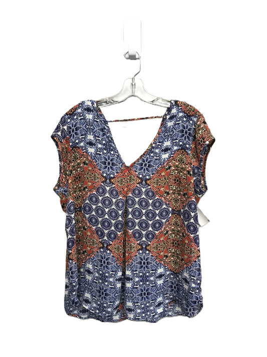 Multi-colored Top Sleeveless By Dr2, Size: L