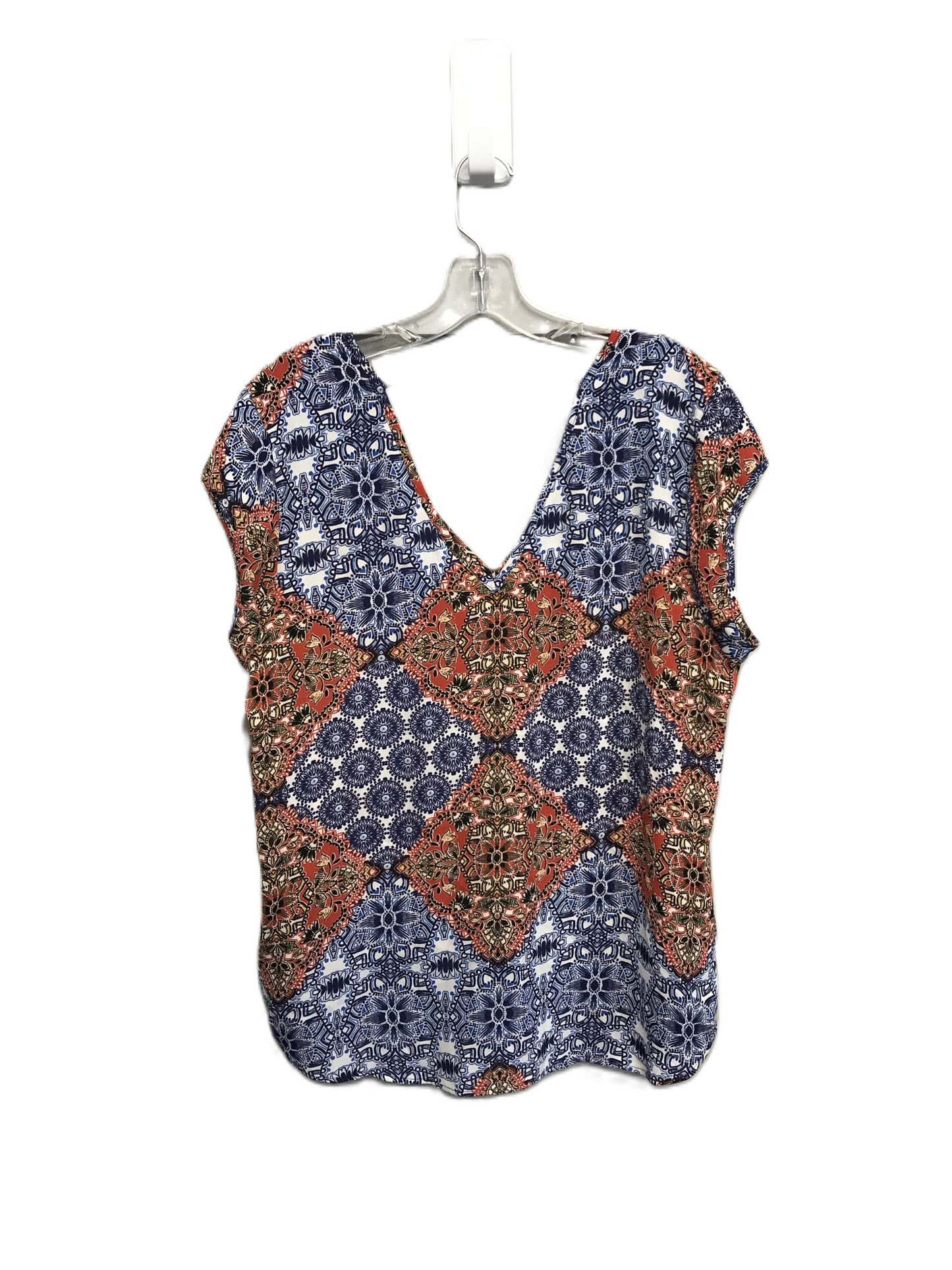 Multi-colored Top Sleeveless By Dr2, Size: L