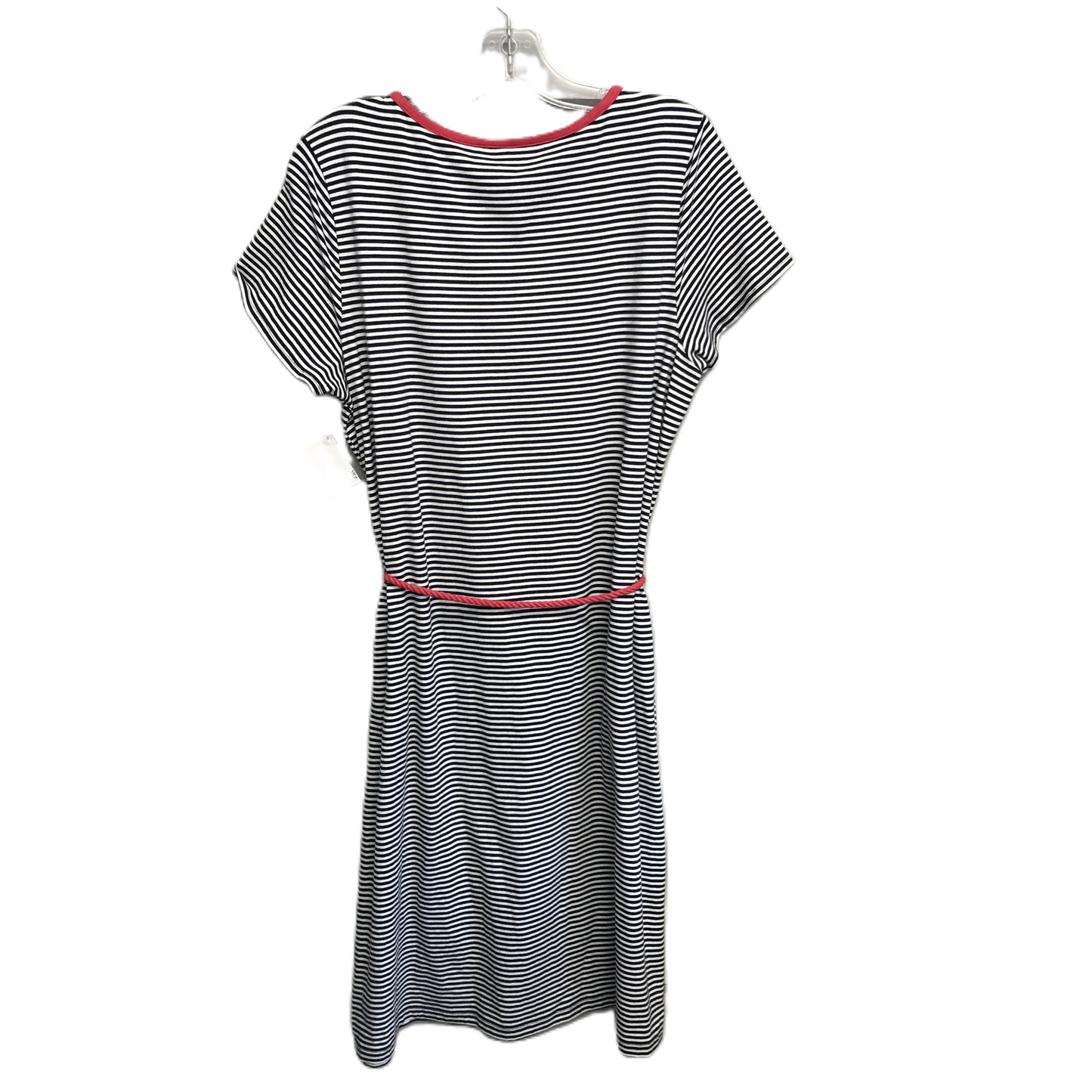 Striped Pattern Dress Casual Midi By Lands End, Size: L