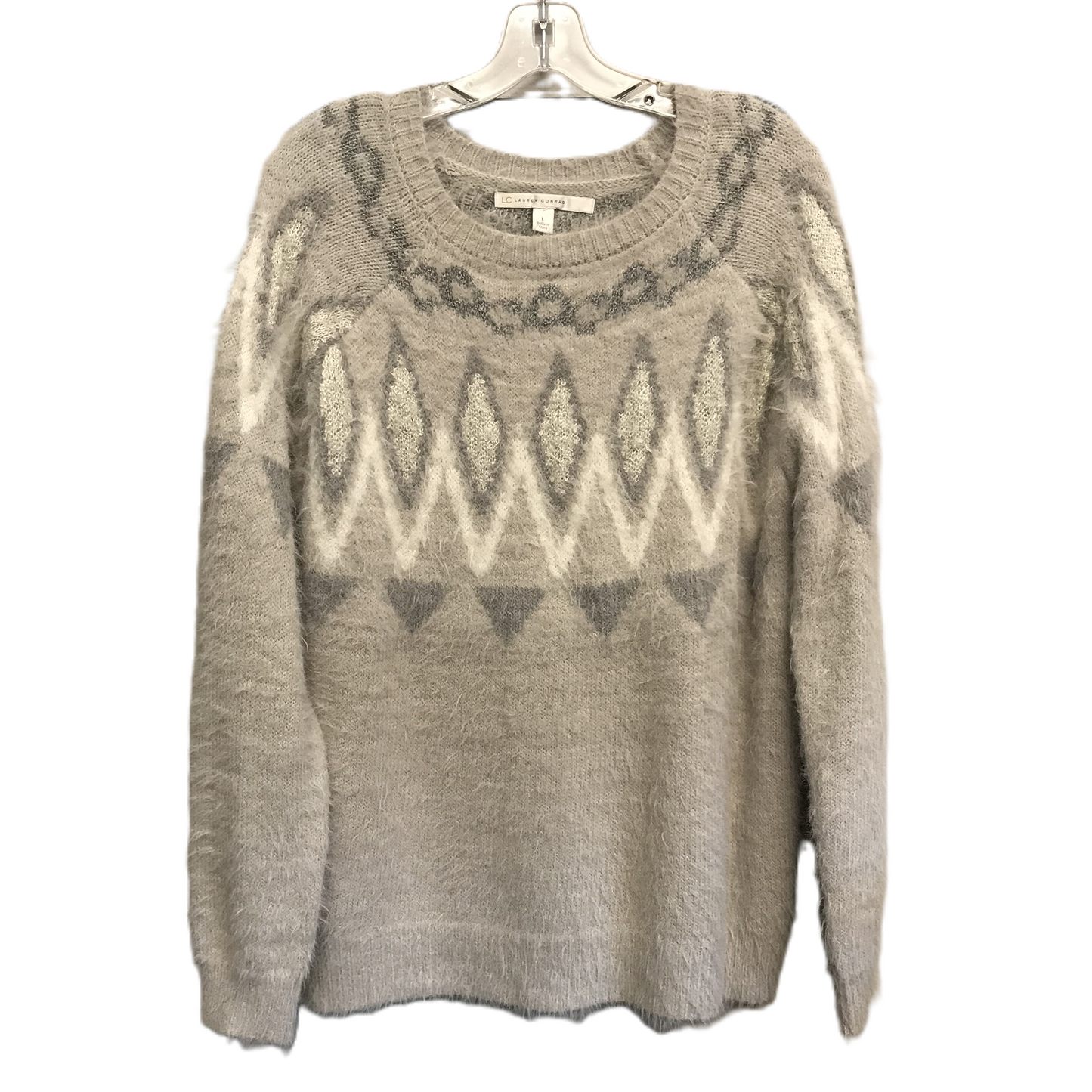 Beige Sweater By Lc Lauren Conrad, Size: L