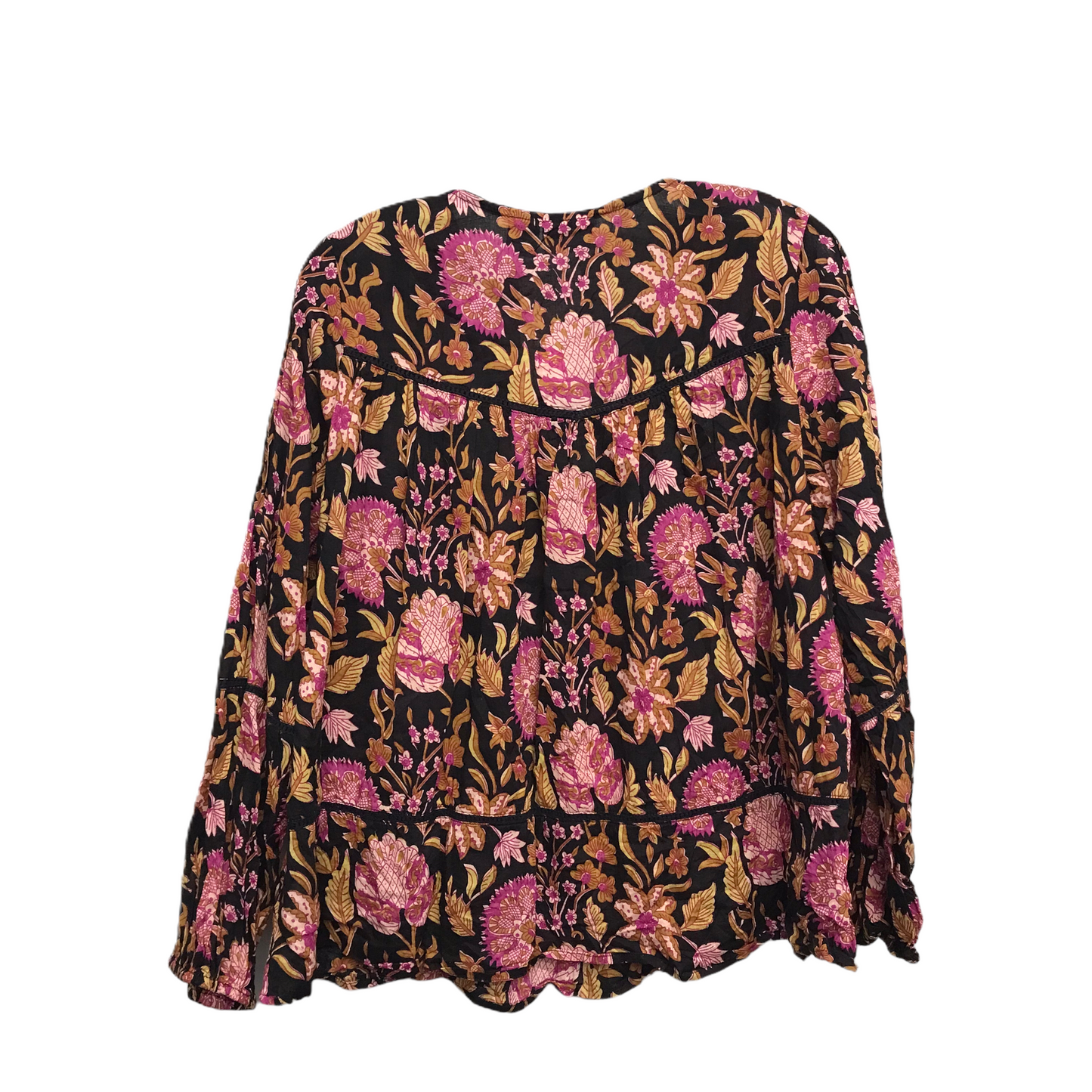 Top Long Sleeve By Rachel Zoe In Floral Print, Size: L