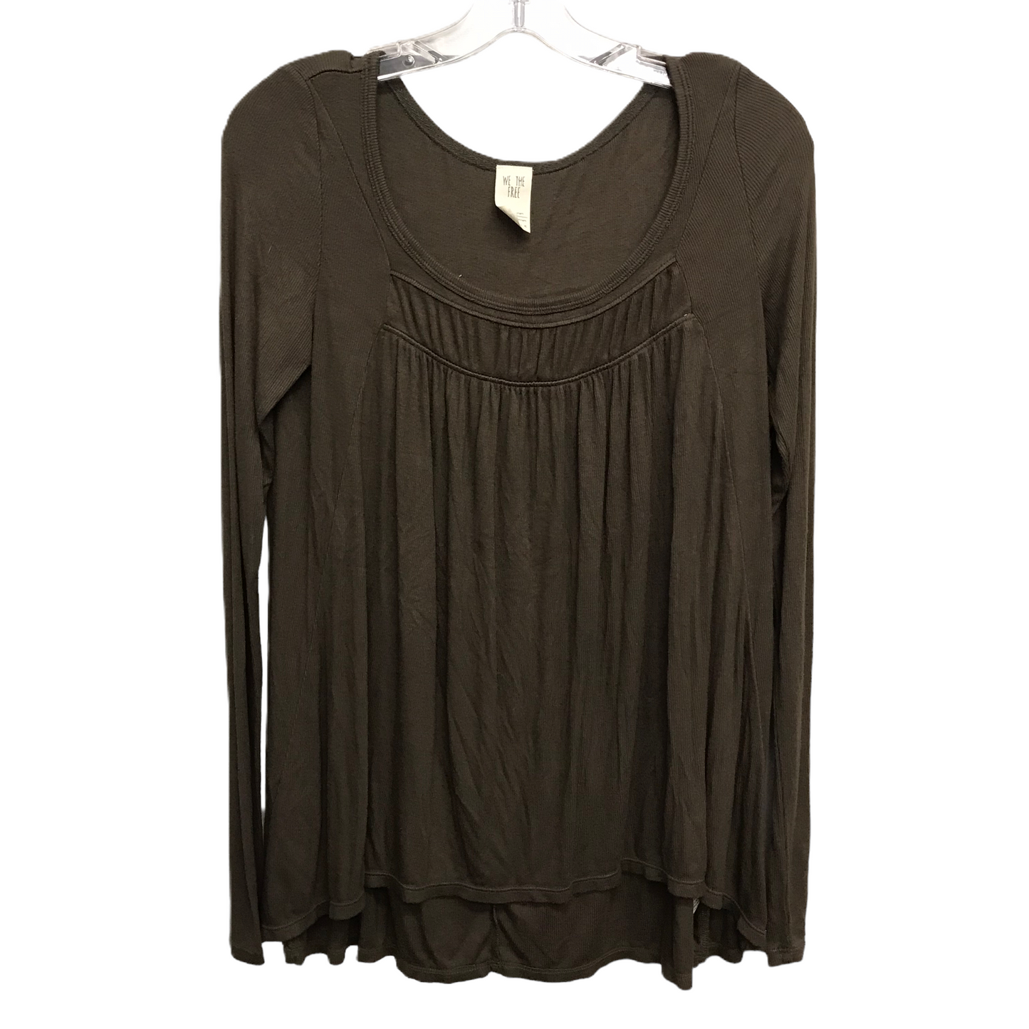 Top Long Sleeve By We The Free In Green, Size: Xs