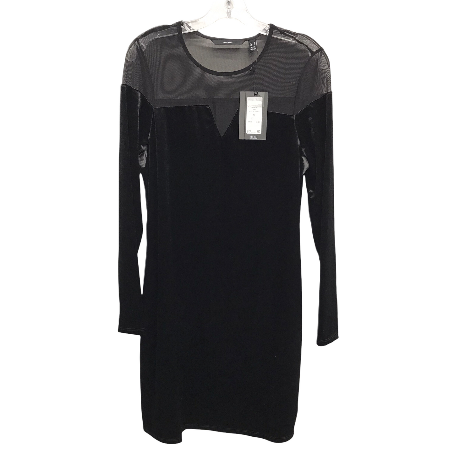 Dress Casual Short By Vero Moda In Black, Size: Xl