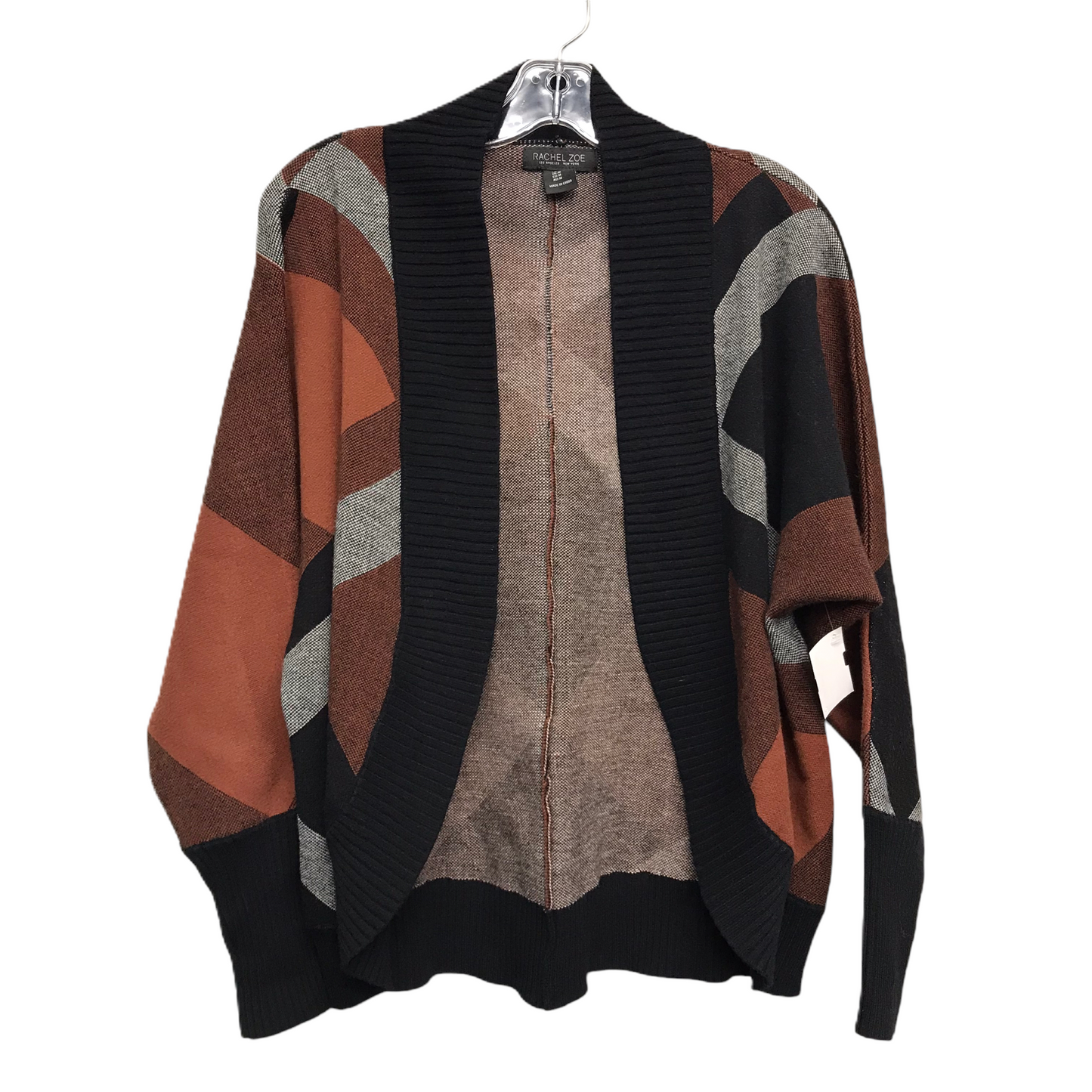 Sweater Cardigan By Rachel Zoe In Brown, Size: M