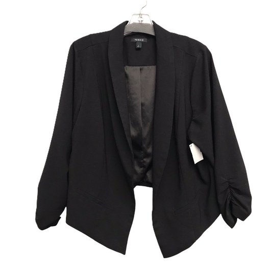 Blazer By Torrid In Black, Size: 2x