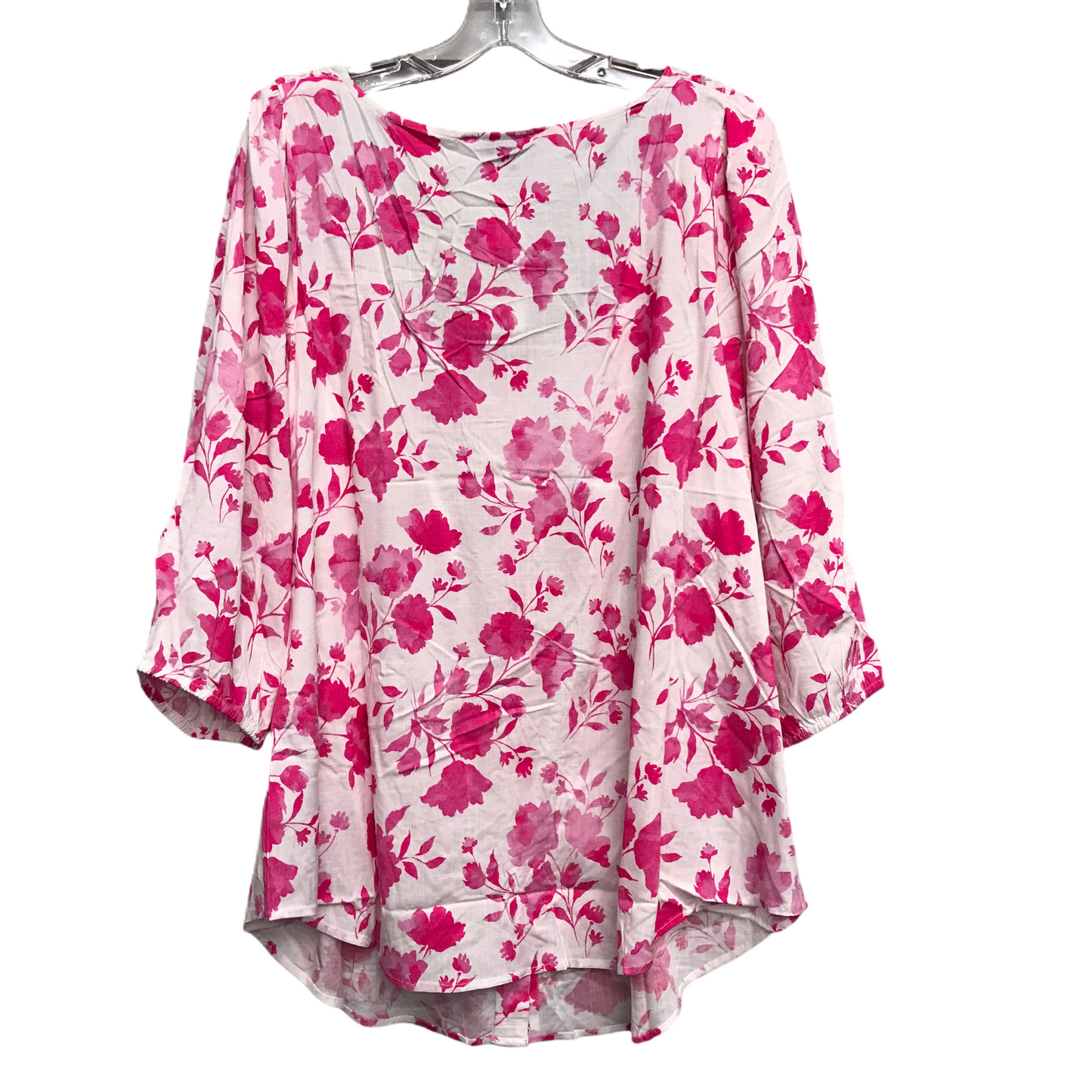 Top 3/4 Sleeve By Torrid In Floral Print, Size: 3x